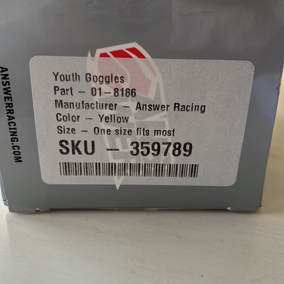 Answer Racing Goggles | - Picture 4 of 4